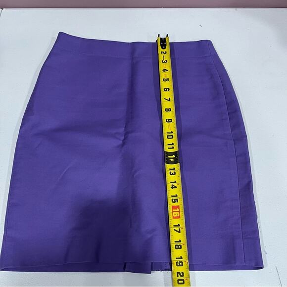JCrew No. 2 Pencil Skirt Grape Purple Career - Picture 7 of 8